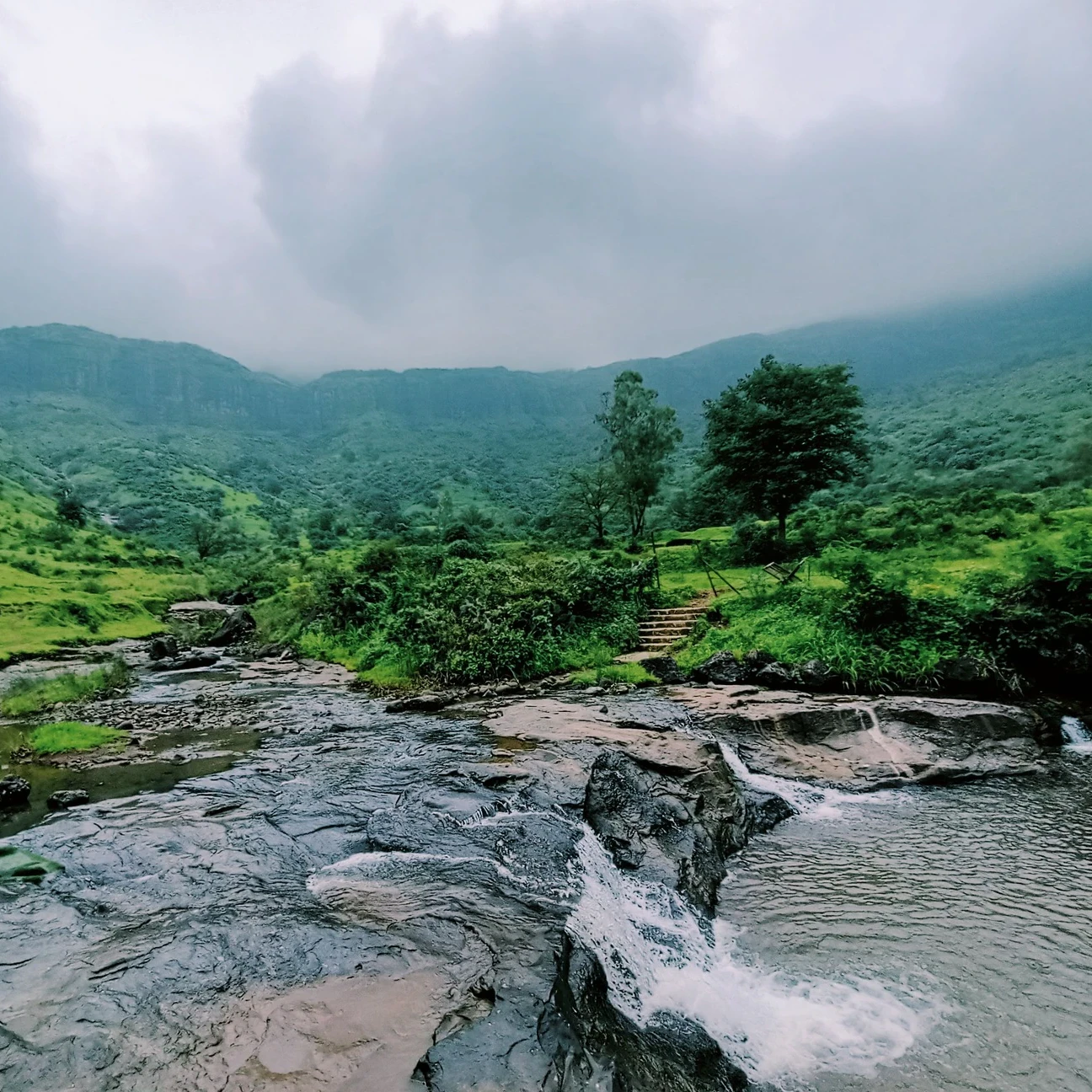 Sacred Godavari River near Trimbakeshwar