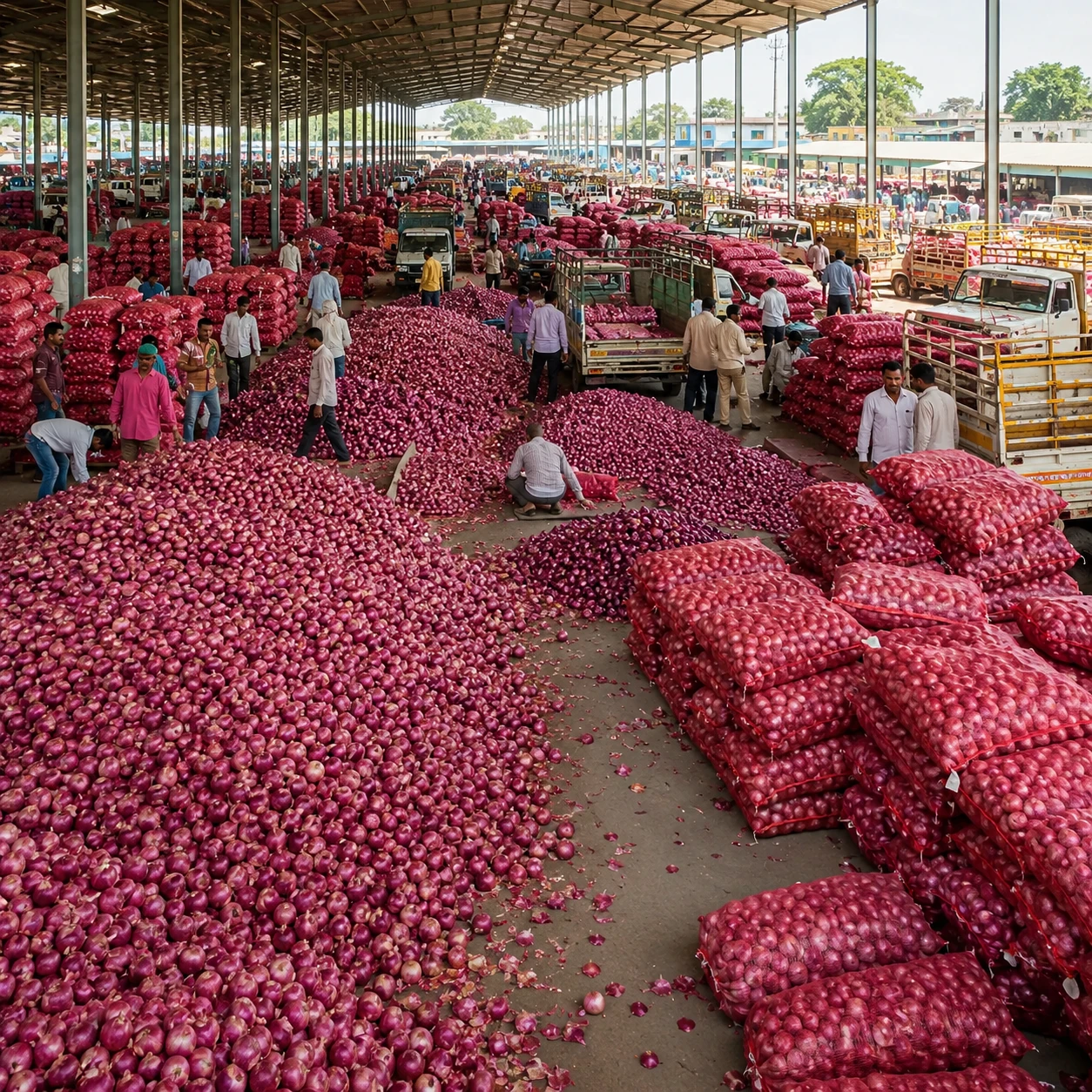 Onion farming in Nashik